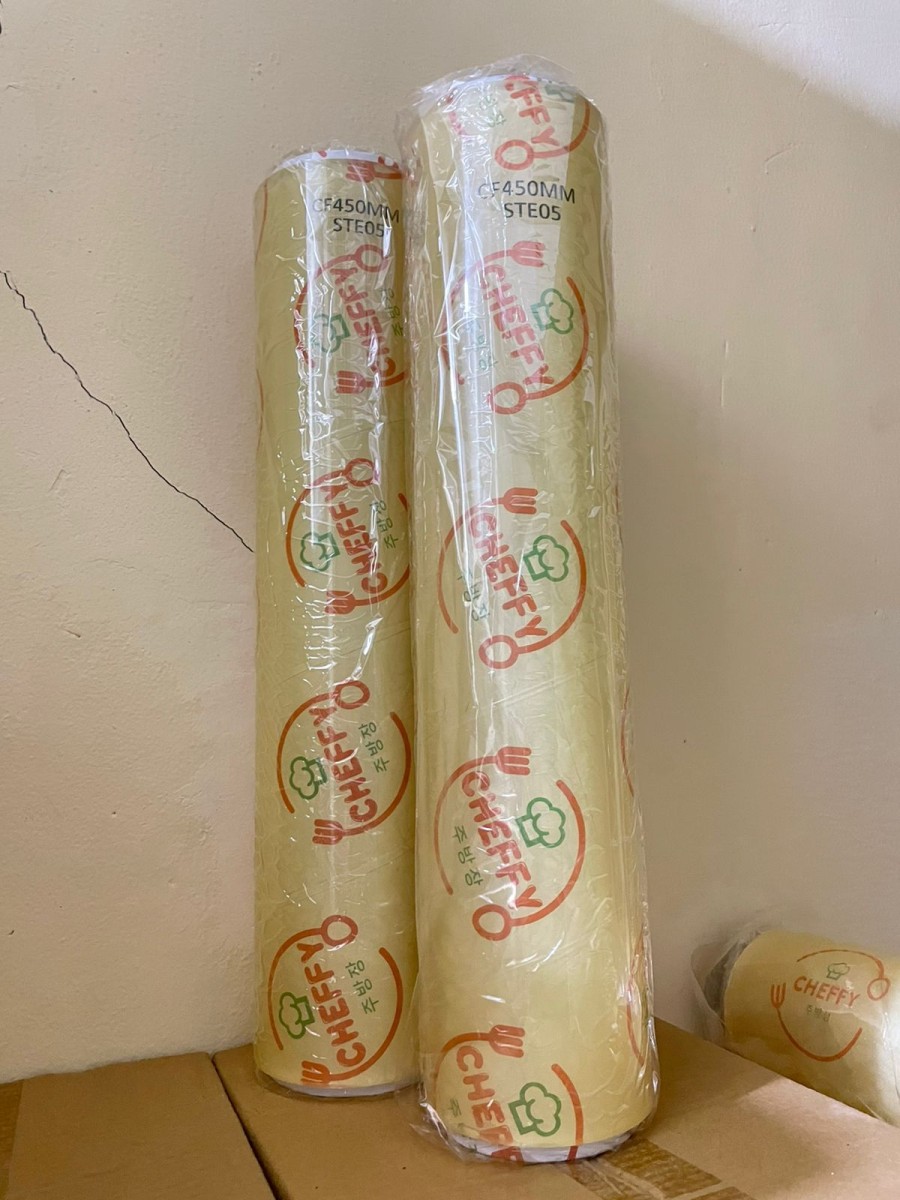 CHEFFY WRAPPING ROLL 45cm x 250 meter PLASTIK WRAP KEMASAN MAKANAN