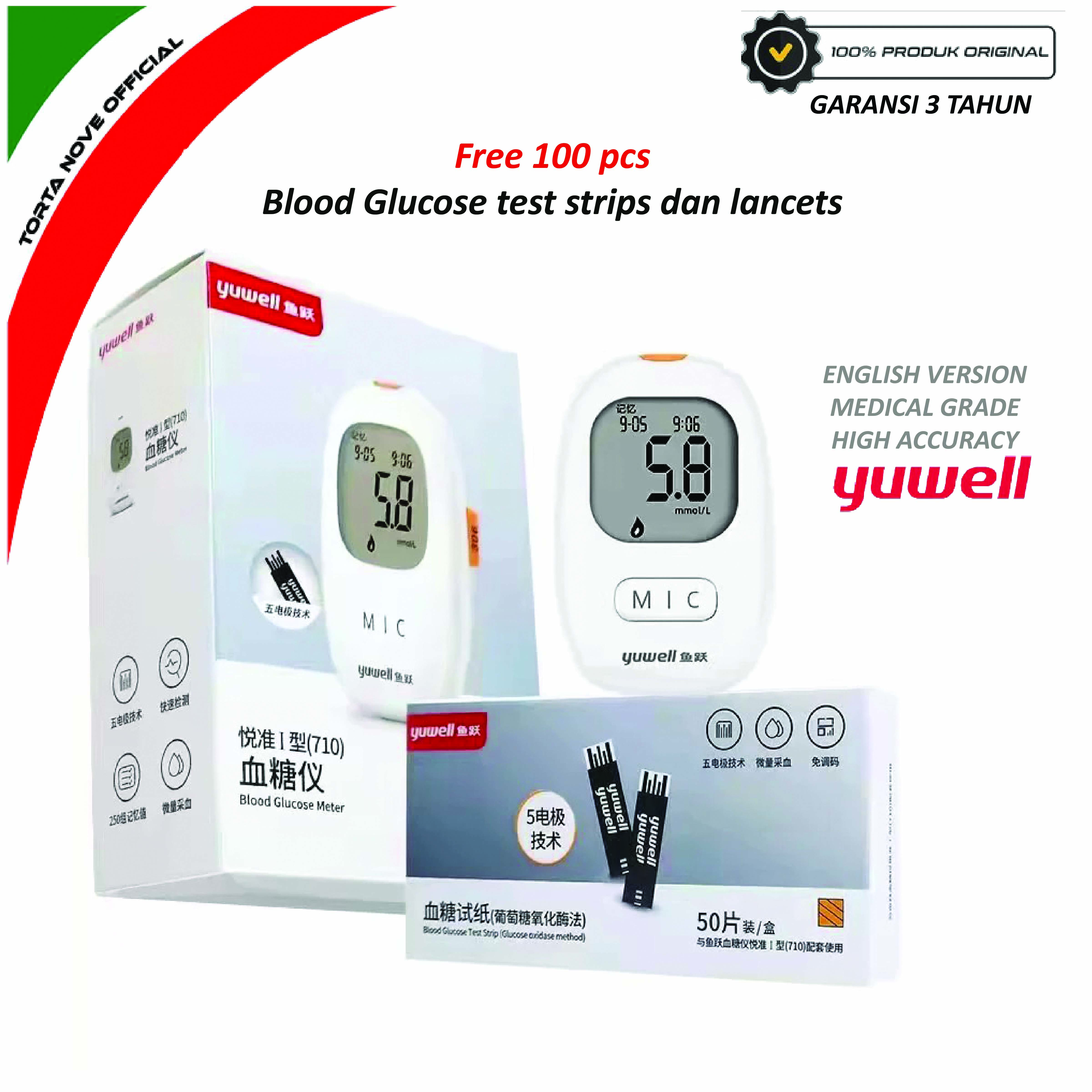 [COD] Blood Glucose meter YUWELL / Glucose Monitor / Alat tes gula darah yuwell akurat