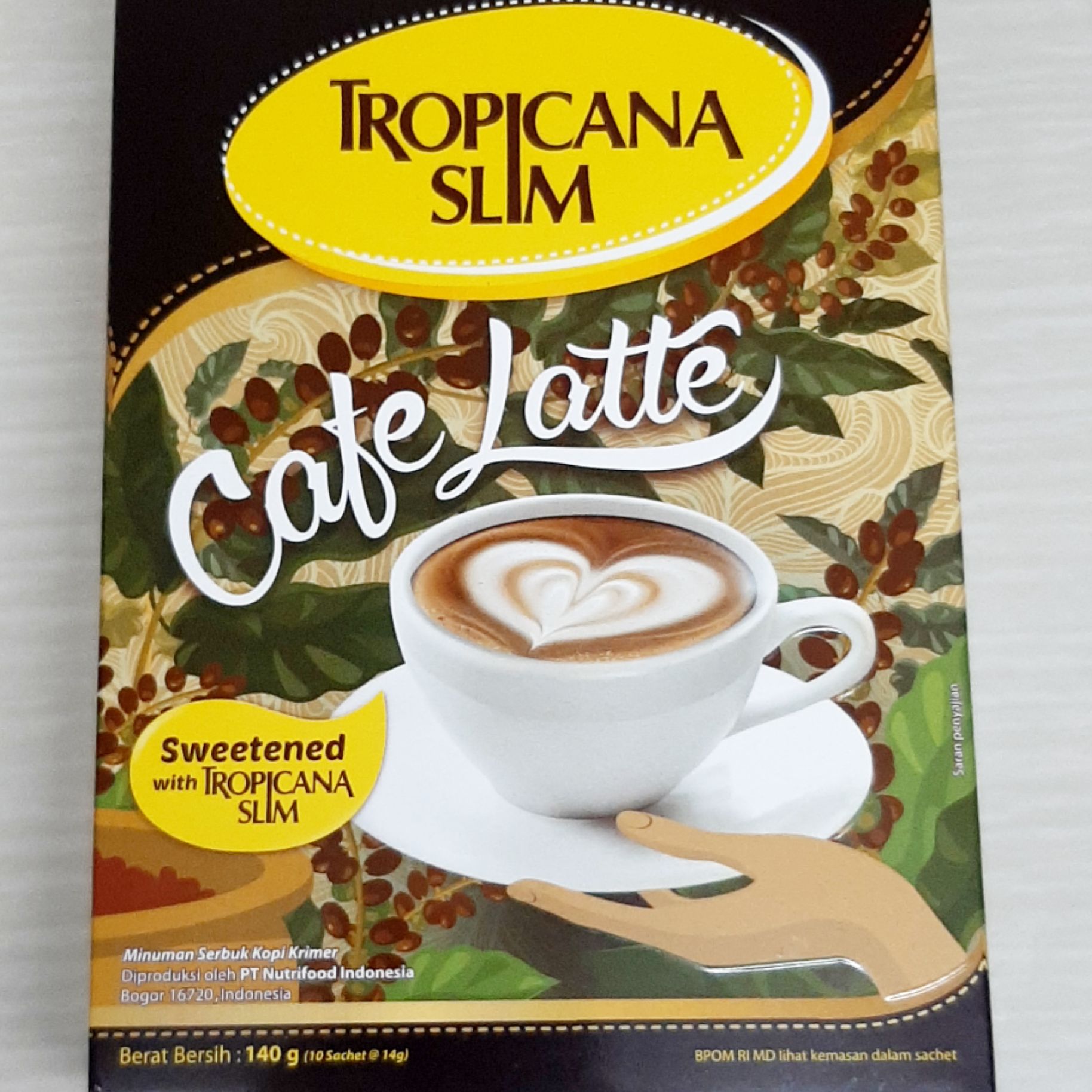 Tropicana Slim COFFEE LATTE (10 sachet) 60 kalori Lazada Indonesia