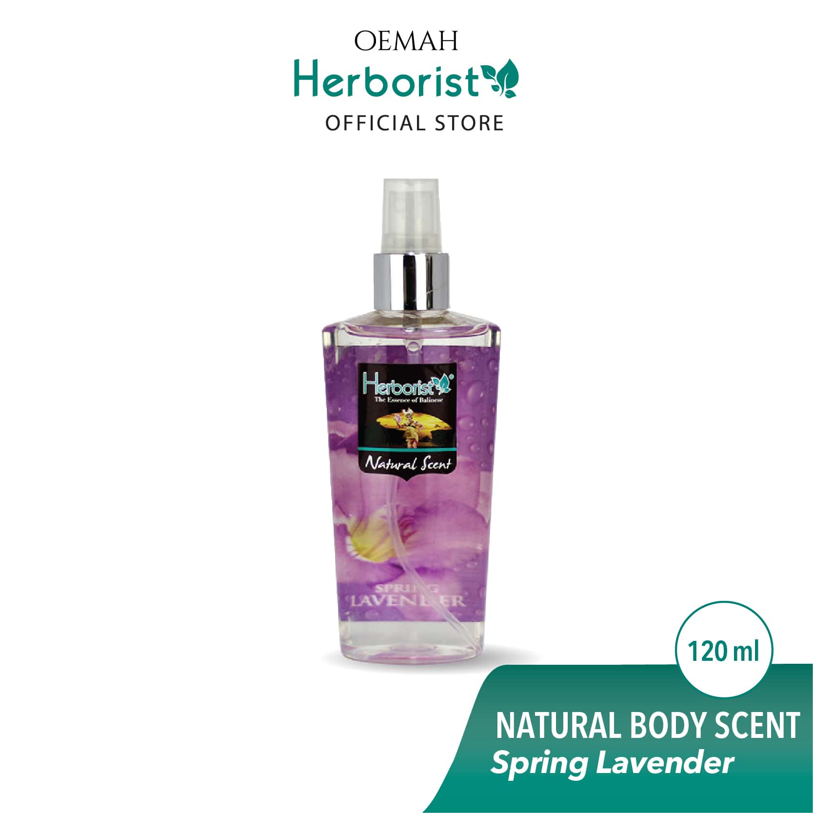 Herborist Natural Body Scent Parfum Spring Lavender 120ml Lazada Indonesia