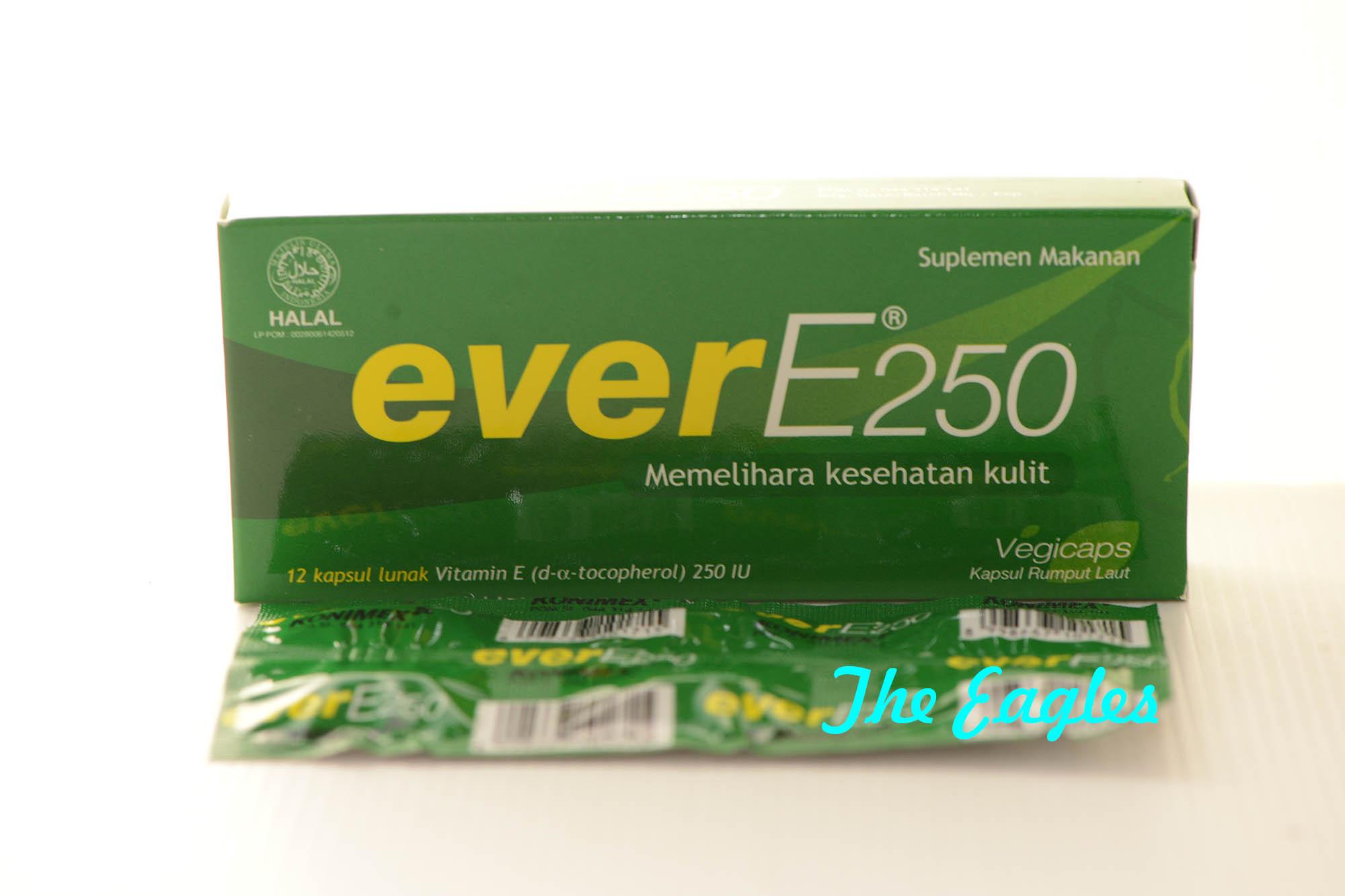 Vitamin Ever E 250 Konimex 6 Kapsul Lunak Vegicaps Rumput Laut Suplemen Makanan Halal Kesehatan Kulit Mulus Putih Tanpa Noda Sehat Cerah