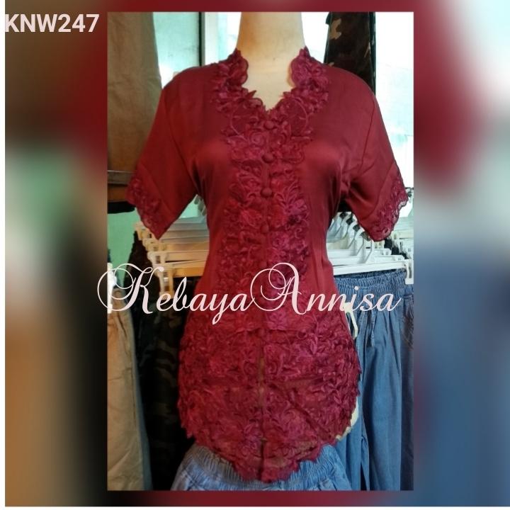 KEBAYA BORDIR TANGAN PENDEK KNW247