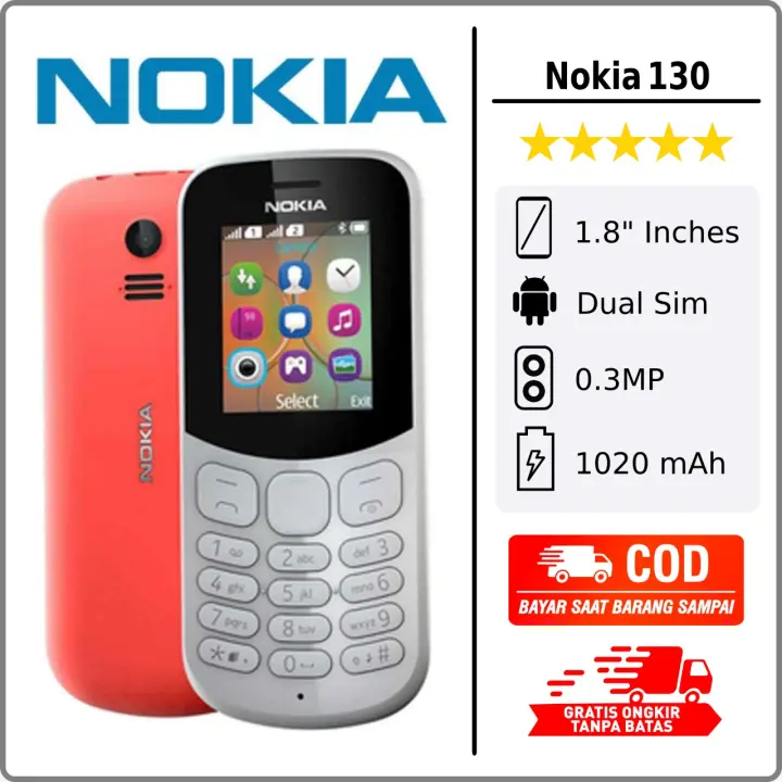 Hp Murah 100 Ribuan Nokia 130 New Lazada Indonesia