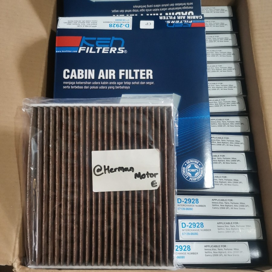 Saringan filter ac Carbon D2928CP PREMIUM KEN original Raize Rocky