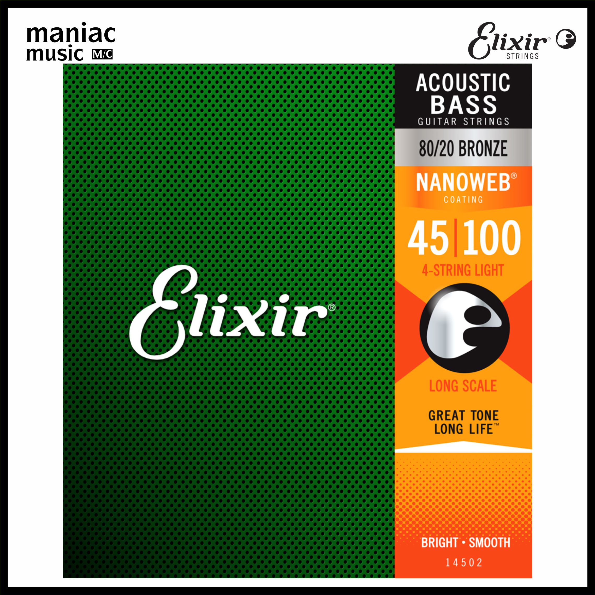 elixir acoustic bass strings