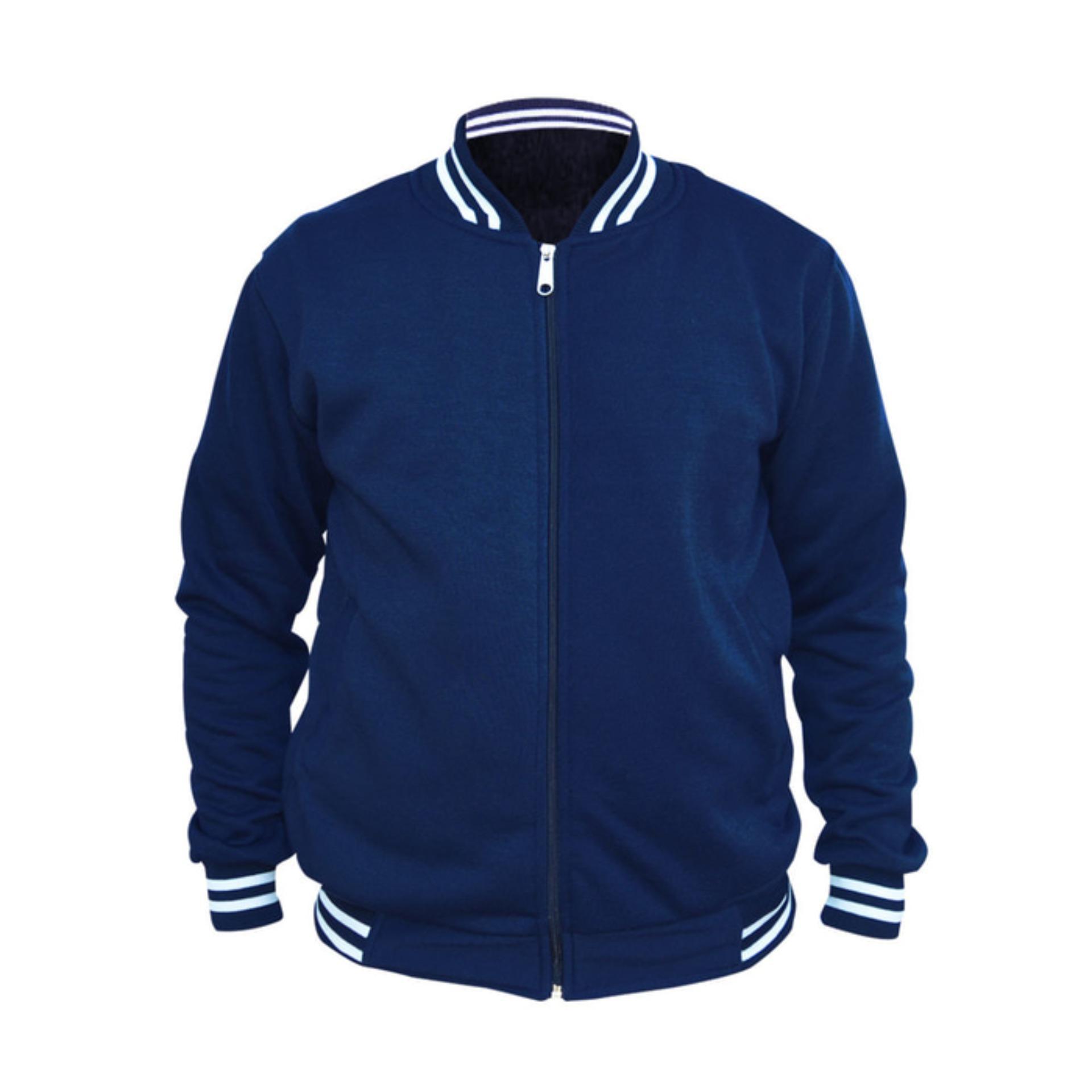 Varsity Zipper Baseball Navy Blue