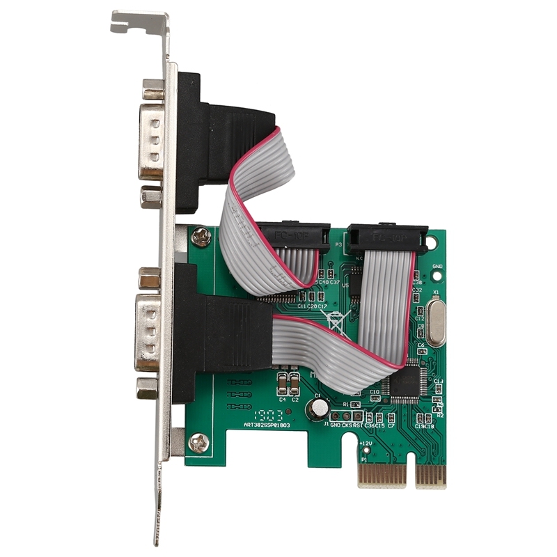 Bảng giá PCI-E PCI Express Dual Serial DB9 RS232 2 Ports Controller Adapter Card Green Phong Vũ