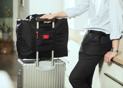 Foldable Travel Bag / Hand Carry Tas Lipat / Koper Luggage Organizer