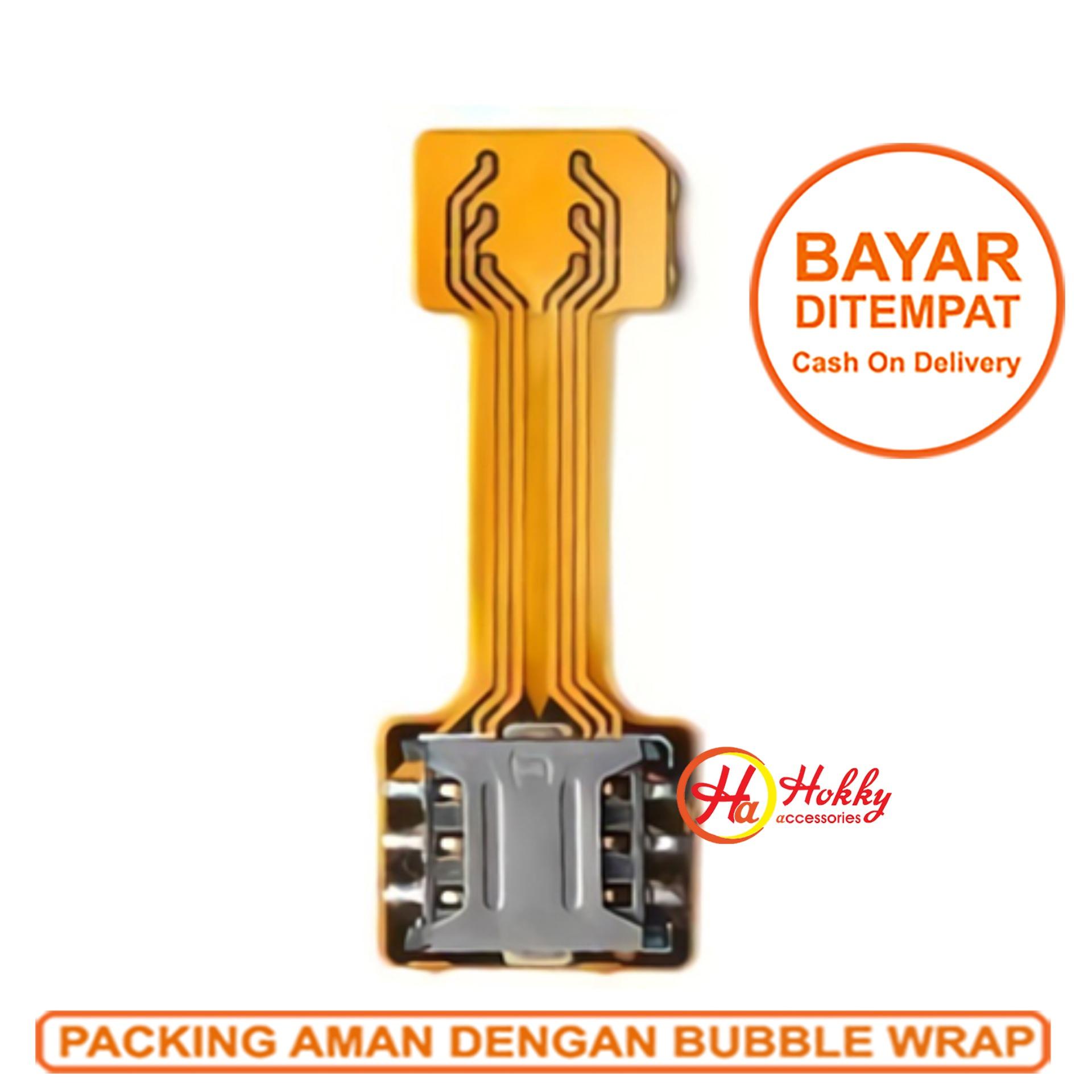 Adapter dual Sim Card Nano to nano sim hybrid kabel flexible extender