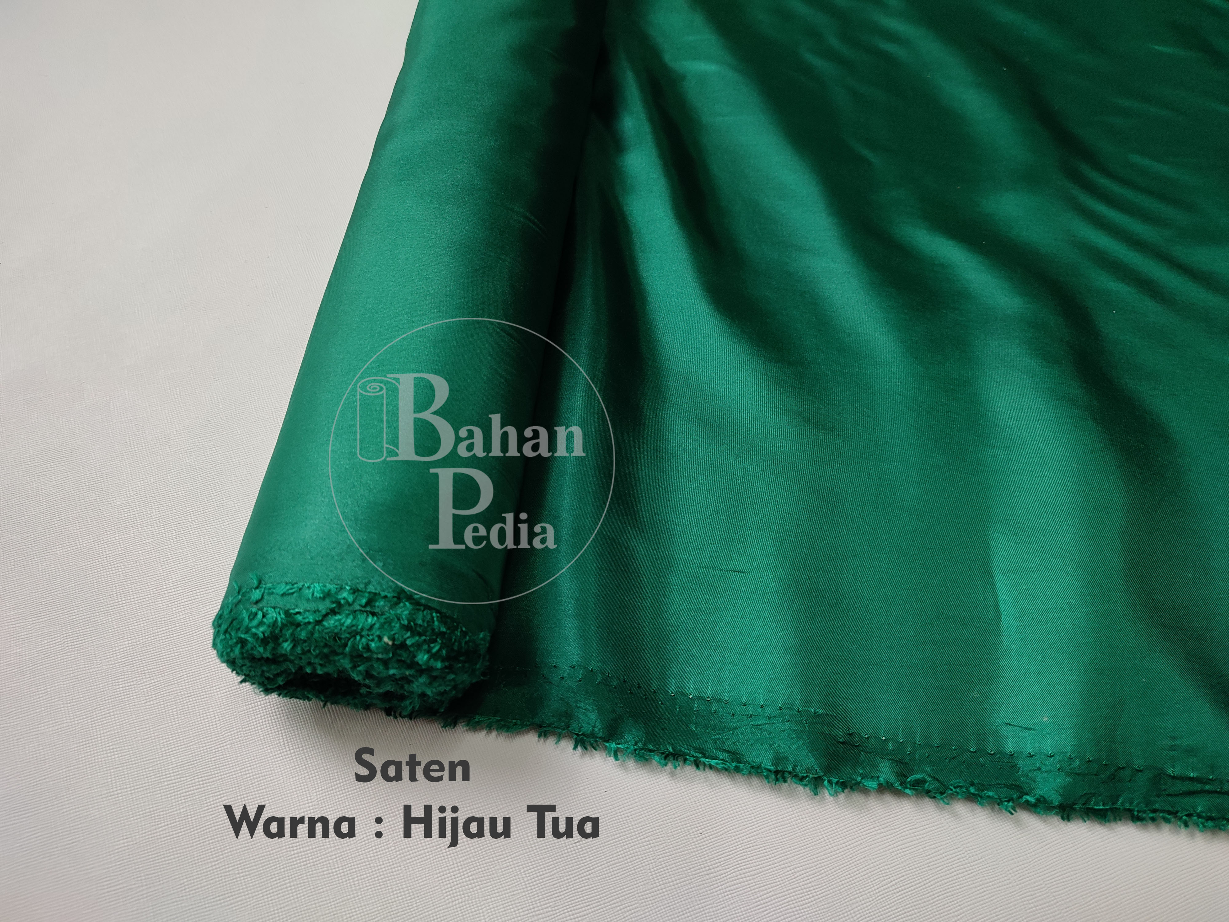 [MTR] Kain Bahan Saten Satin Lemas Kilap 100 x 150 cm Hijau Tosca Tua