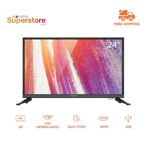 COOCAA LED TV 24 inch - HD Panel - 24D3A - Hitam