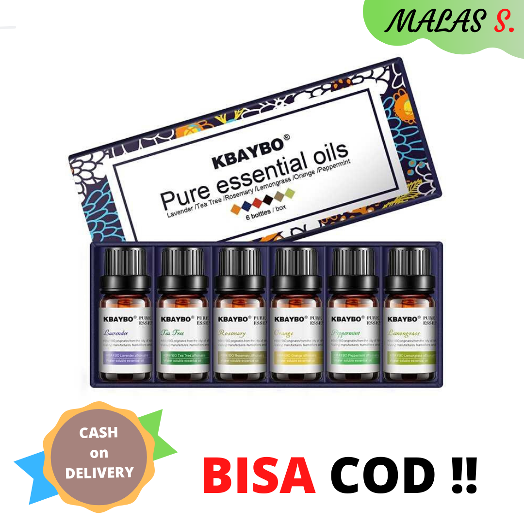 Essential Oils Isi Humidifier Kbaybo Pure Fragrance Oils Aromatherapy 10Ml 6Pcs - K-E2 | Lazada Indonesia