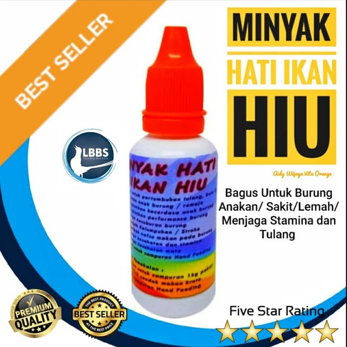Cod Diskon Minyak Hati Ikan Hiu ( Untuk Burung ) - Multifungsi/Vitamin Burung Lovebird/ Vitamin Burung/ Vitamin Burung Pleci/ Vitamin Burung Kenari/ Stok Terbatas | Lazada Indonesia