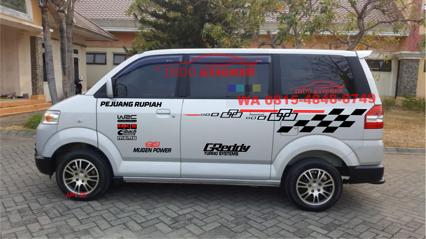 Stiker Mobil Suzuki Apv Arena Stiker Cutting Mobil Apv Luxio Grand Max Terbaru Termurah Lazada Indonesia