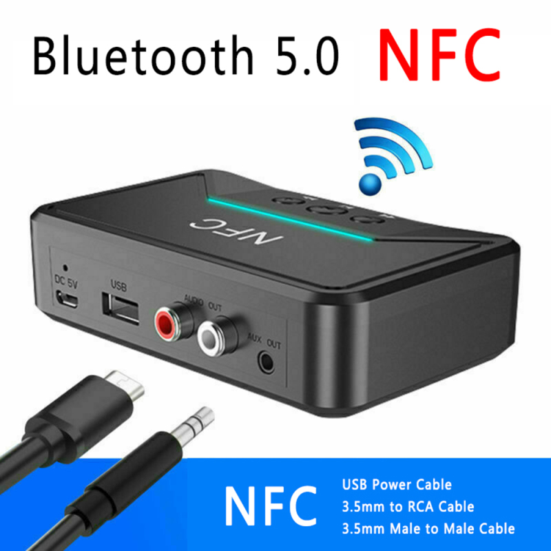 Bảng giá Bộ Thu Bluetooth 5.0 Không Dây Highmax, Bộ Chuyển Đổi Âm Thanh Stereo HiFi AUX 3.5Mm Cho Loa Xe Hơi Bộ Thu Âm Thanh BT200 NFC Bluetooth 5.0 Loa Xe Hơi Âm Thanh AUX RCA Phong Vũ