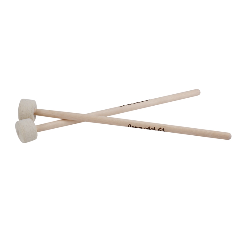 1 Pair Drum Mallet Stick Felt Head Mallet Timpani Stick Big Drum Hammer Timpani Mallet for Percussion Instrument