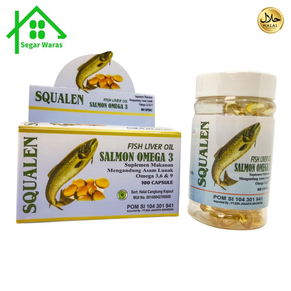 SQUALENE Fish Liver Oil Minyak Ikan Salmon Vitamin Pintar dan Penambah