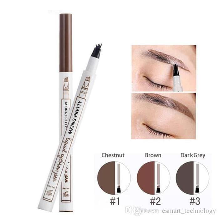 Original Mking Pretty Liquid Eyebrow Pen Fork Tip not Music Flower
