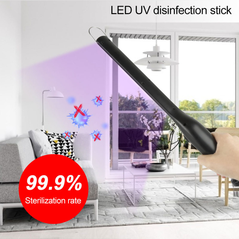 【On Sale】【colorfulhome Hàng Sẵn Có 】【Cod】ravi 1 Pcs Di Động Có Thể Sạc Lại Tia Cực Tím Đèn Tiệt Trùng UV Bóng Đèn Khử Trùng Diệt Khuẩn 30 Hạt Đèn Ozone Tiệt Trùng Ve Đèn