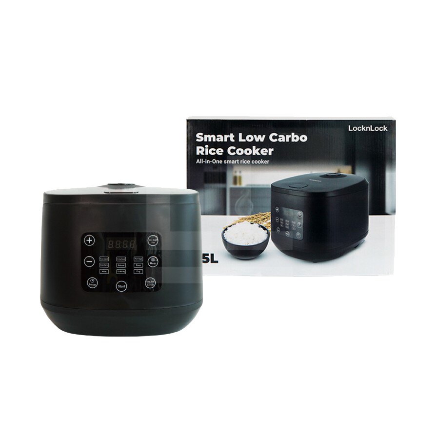 LocknLock Smart Low Carbo Rice Cooker EJR353BLK Lazada Indonesia