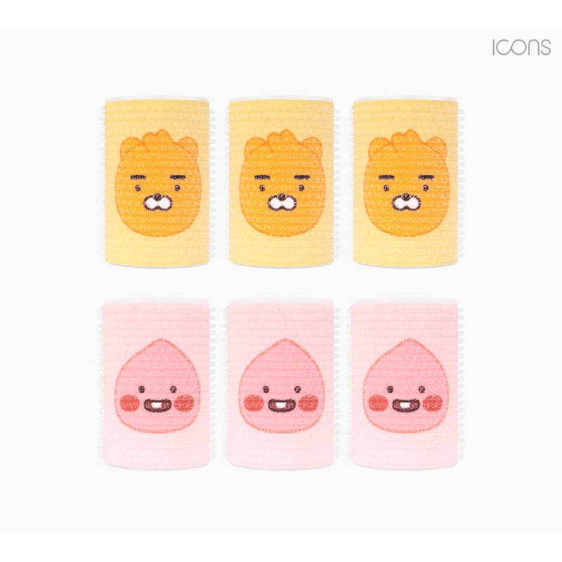 [Kakao Friends] hair roller, velcro roller, bangs roller, Korea bangs