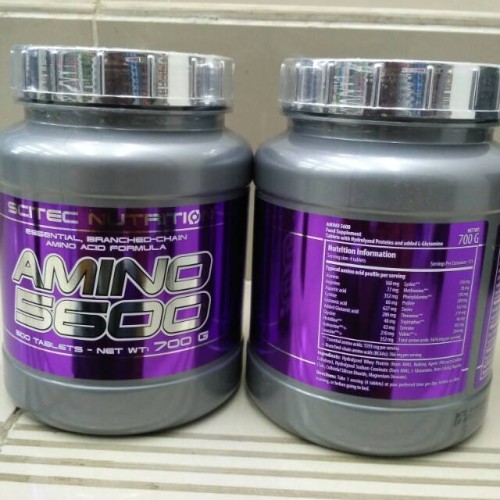 Scitec Nutrition Amino 5600 Comprimés, Acides Aminés Essentiels & BCAA Avec L-Glutamine, Favorise La Récupération Et La Croissance Musculaire, Formule Protéine De Lactosérum & Caséinate, 200 Comprimés - View #9