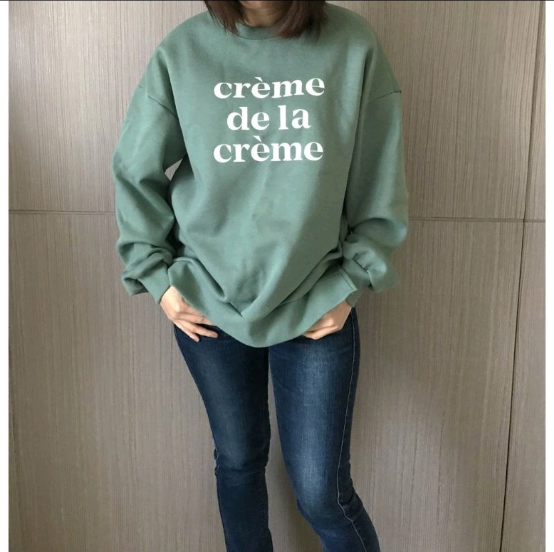 SWEATER BASIC SABLON CREME DE LA CREME 