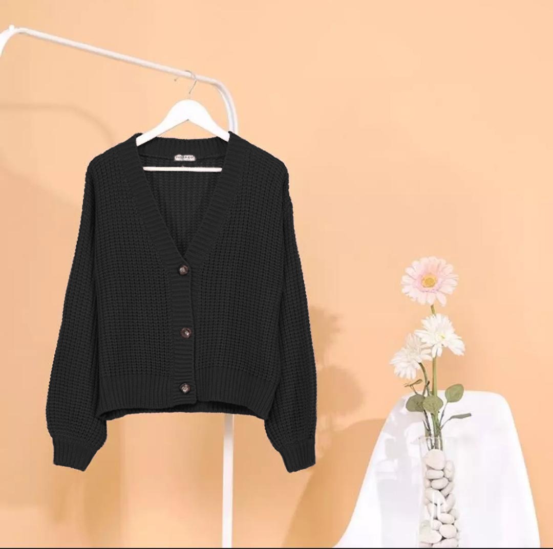 Nakara Cardigan Rajut Kardigan Rajut Korea Crop Cardigan Crop