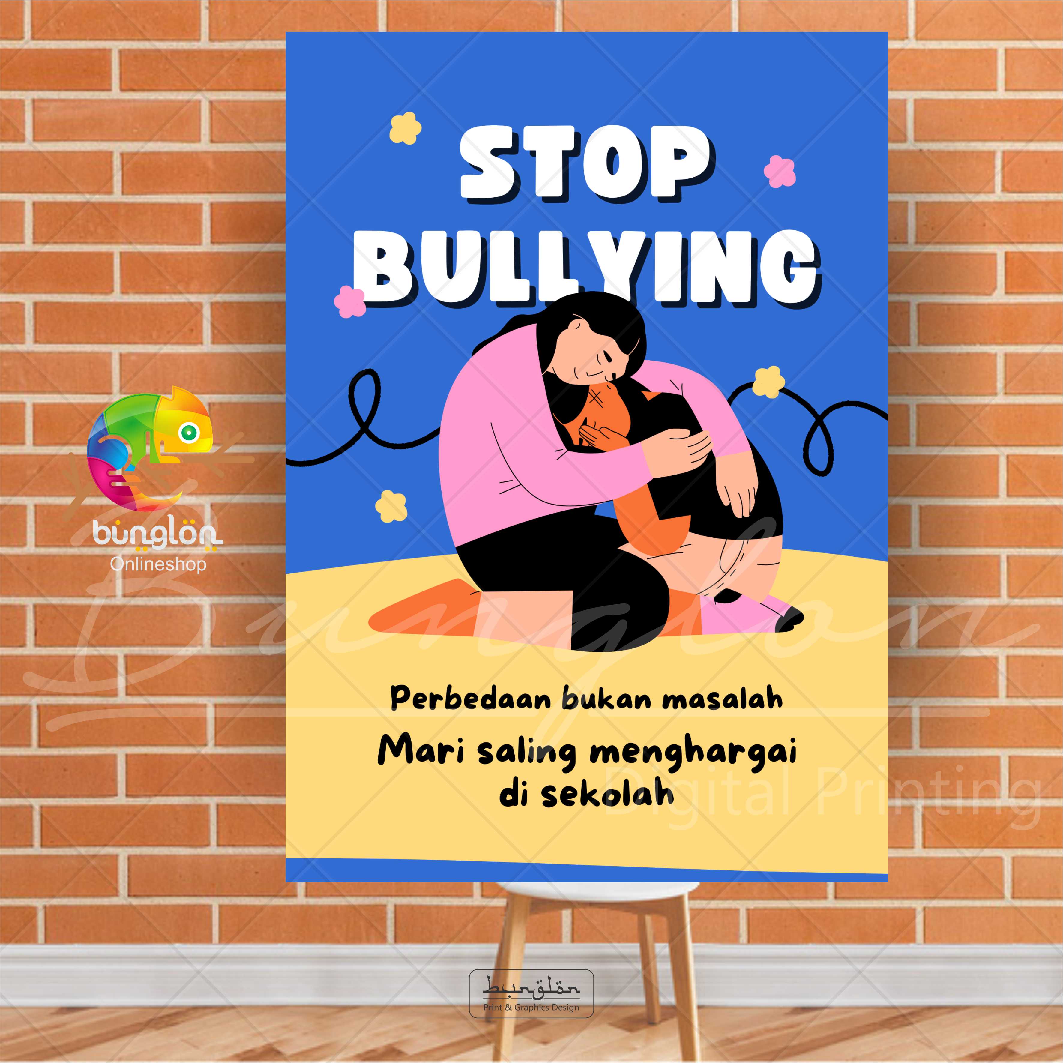 Poster Edukasi Stop Bullying Lazada Indonesia