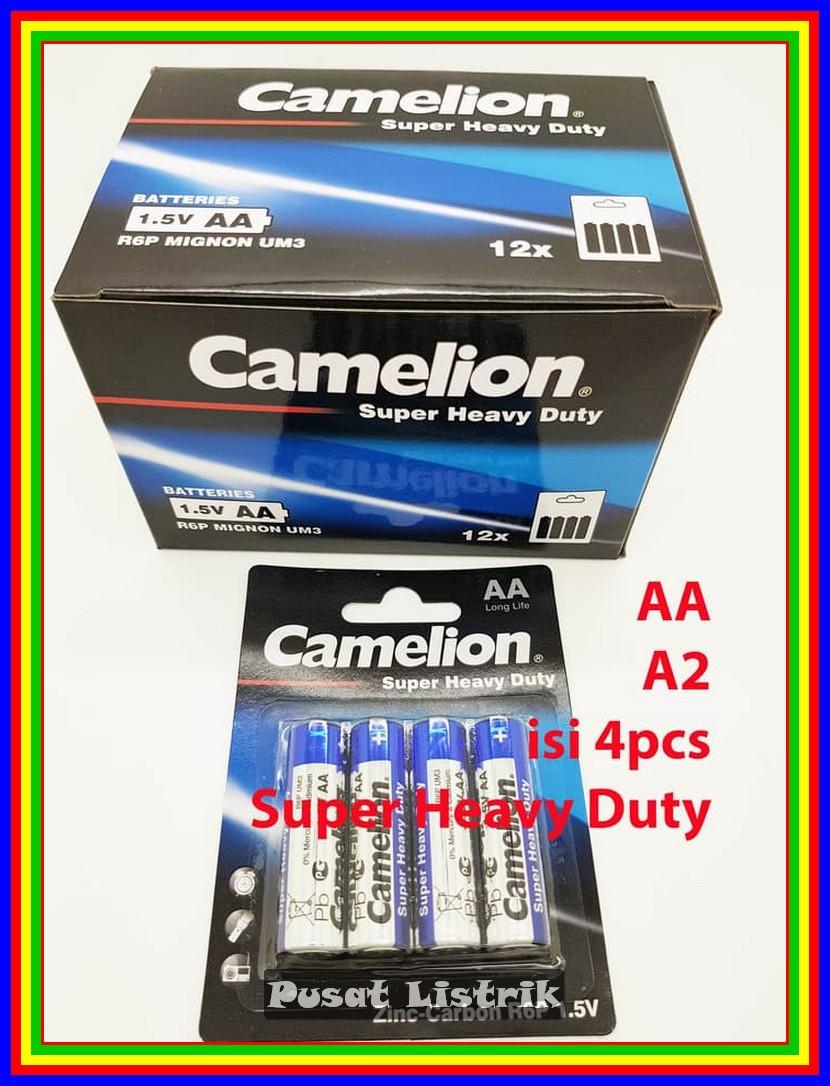 Baterai Heavy Duty Camelion A2 Aa Isi 4 Pcs 1.5V Battery Batre Batere