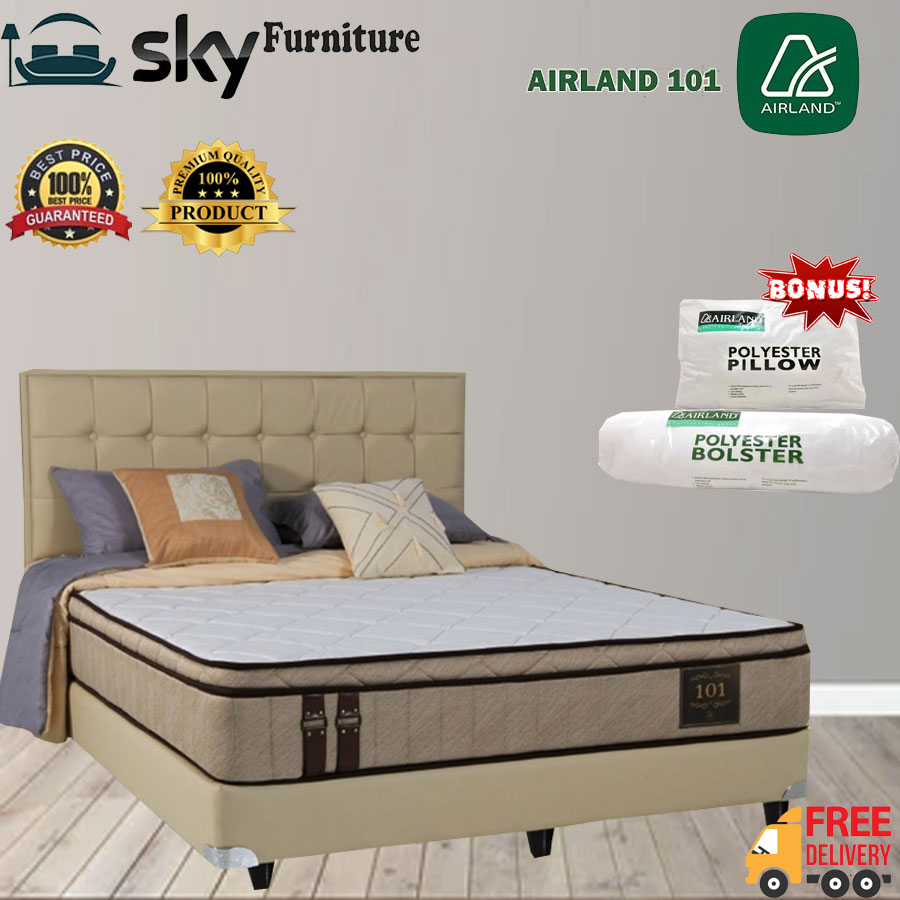 FULL SET Kasur AIRLAND Springbed 101 full set Lazada Indonesia