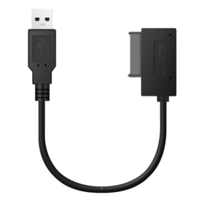 Usb adapter pc 6p+7p cd dvd rom sata to usb 2.0 converter slimline sata 13 pin drive cable for pc laptop notebook