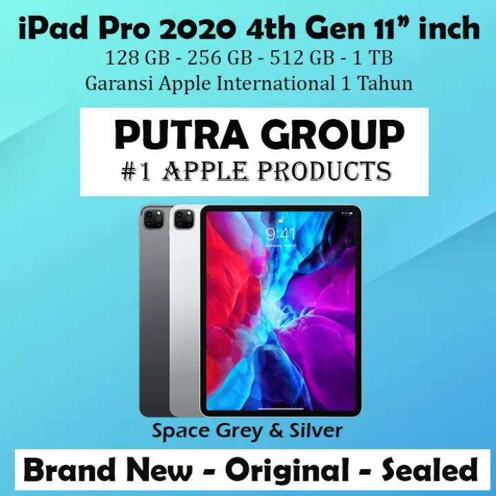 Murah Apple Ipad Pro 4 Th Gen 2020 11 Inch 128gb 256gb 512gb 1tb Wifi Cellular 4g Promo Lazada Indonesia