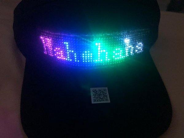 Topi led running text display mini text 