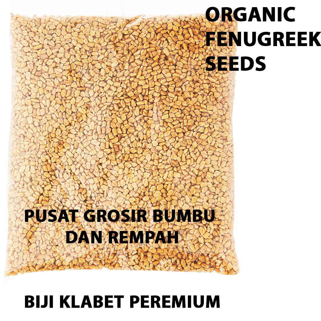 Biji Klabet 1 Kg Halba Methi Seeds Fenugreek Klabet Harga