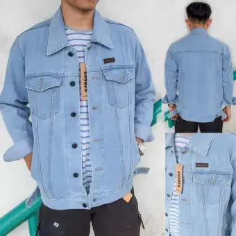 jaket denim levis pria