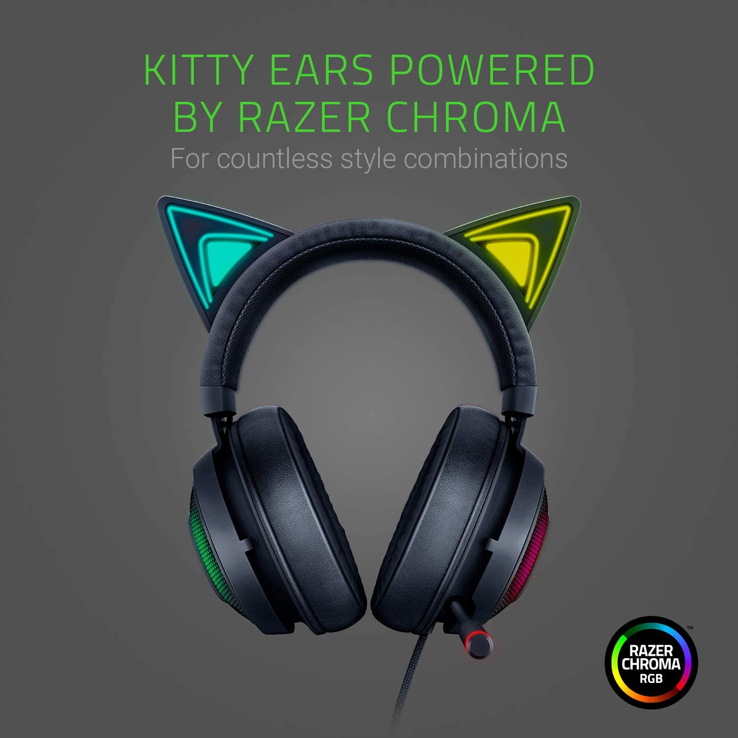 Razer Kitty Telinga untuk Razer Kraken Headset Aksesori (Headset Tidak  Termasuk!)|komputer Kabel \u0026 Konektor| - AliExpress