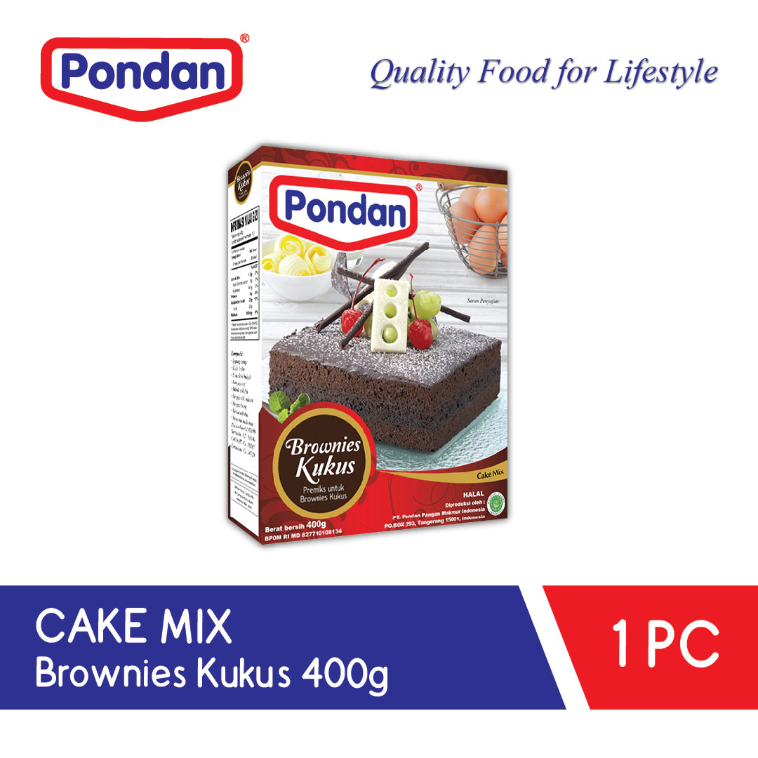Pondan Brownies Kukus 400g Lazada Indonesia