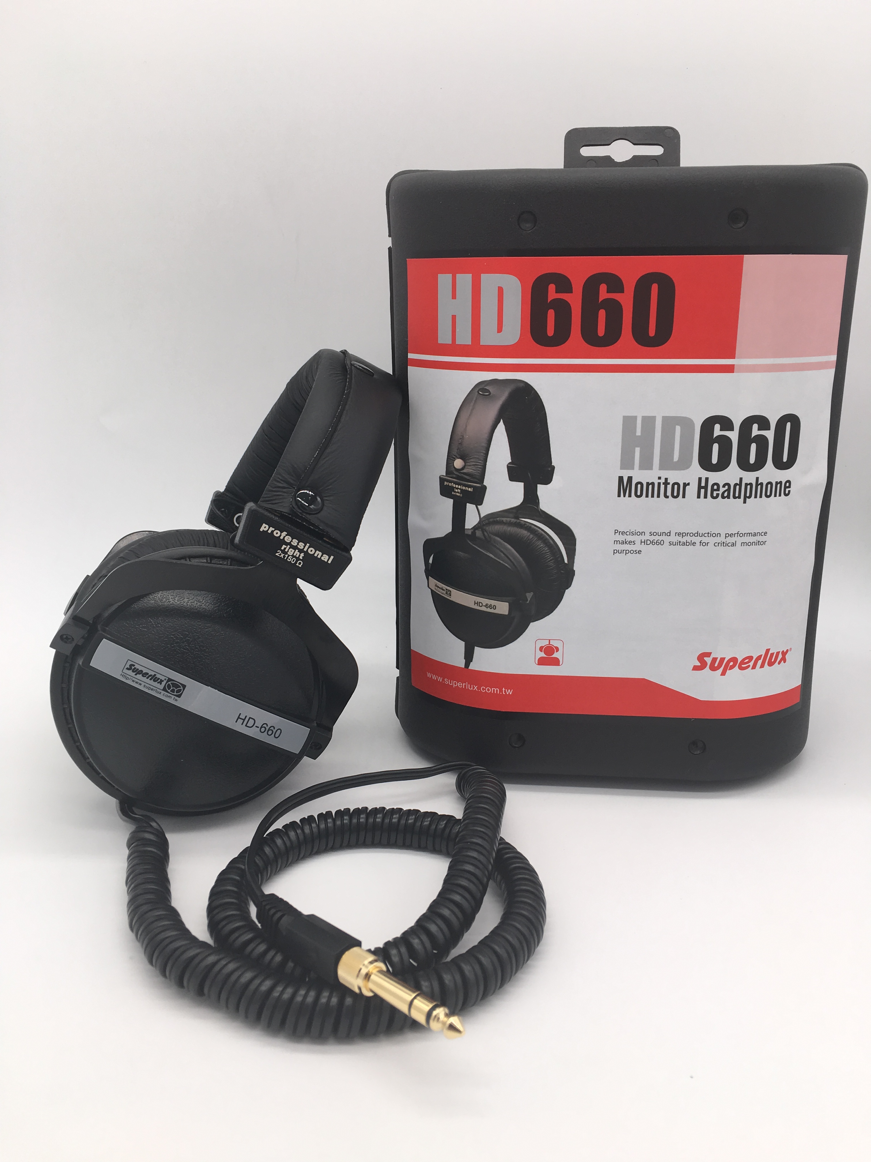 Superlux HD 660 / HD660 / HD-660 Professional Monitoring Headphones ...