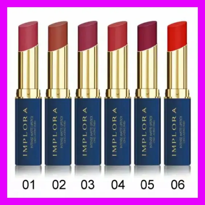 implora intense matte lipstick long lasting finish