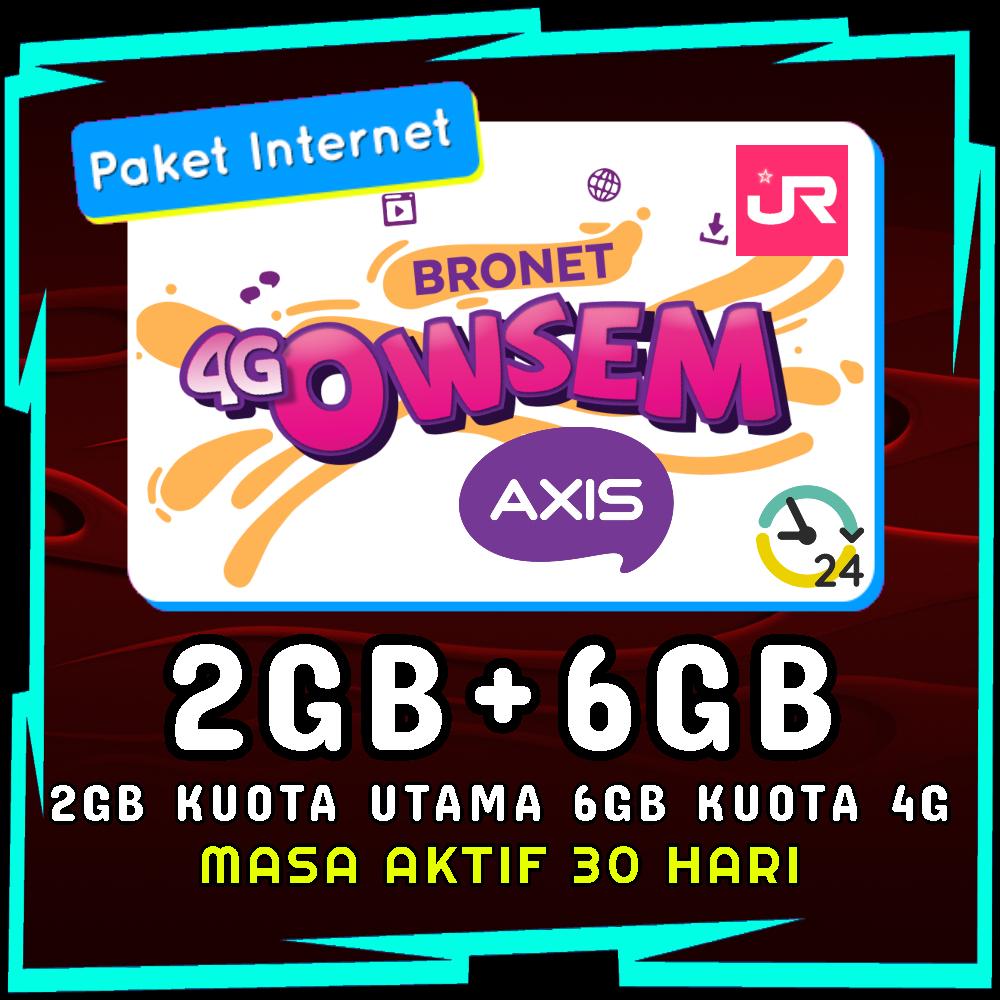 Paket Data AXIS Bronet 4G Owsem 2GB+6GB