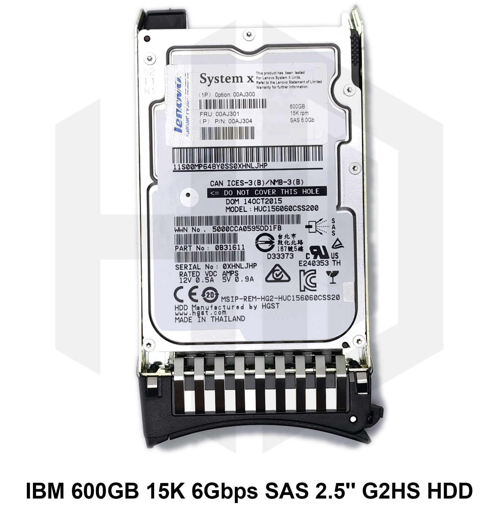 レノボ・ジャパン旧IBM 1TB 7200rpm 6Gbps NL 2.5型 SAS SFF HS HDD ...