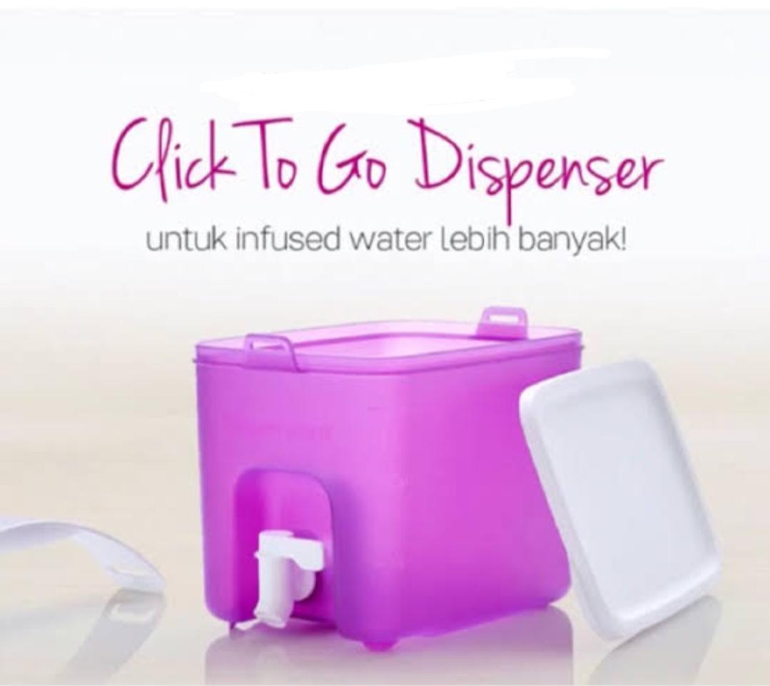 Tupperware Click to go Beverage dispenser 1 pcs, Dispenser air minum