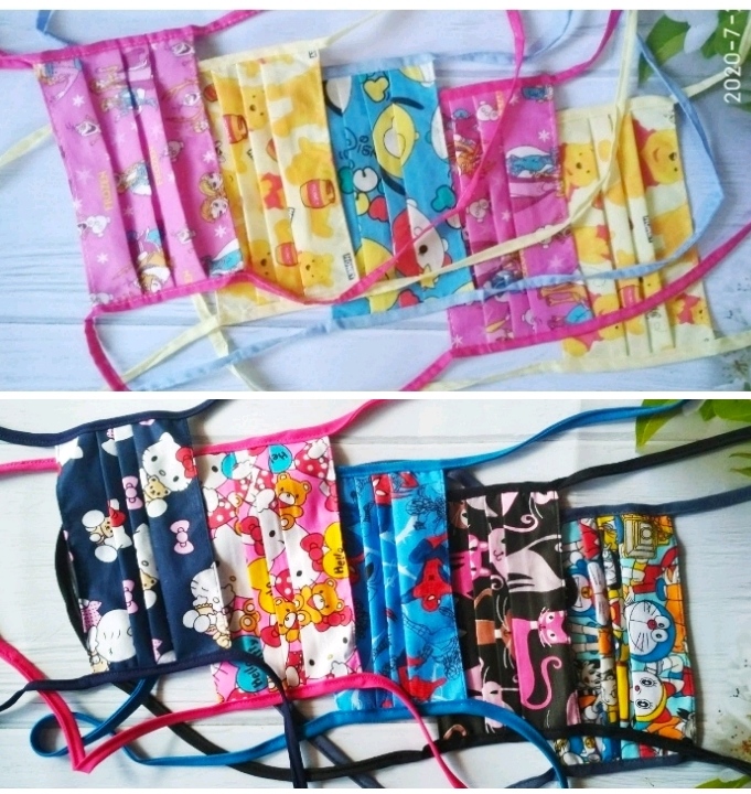 Masker Kain Karakter Masker Anak Karakter Motif Lucu Lucu Lazada Indonesia