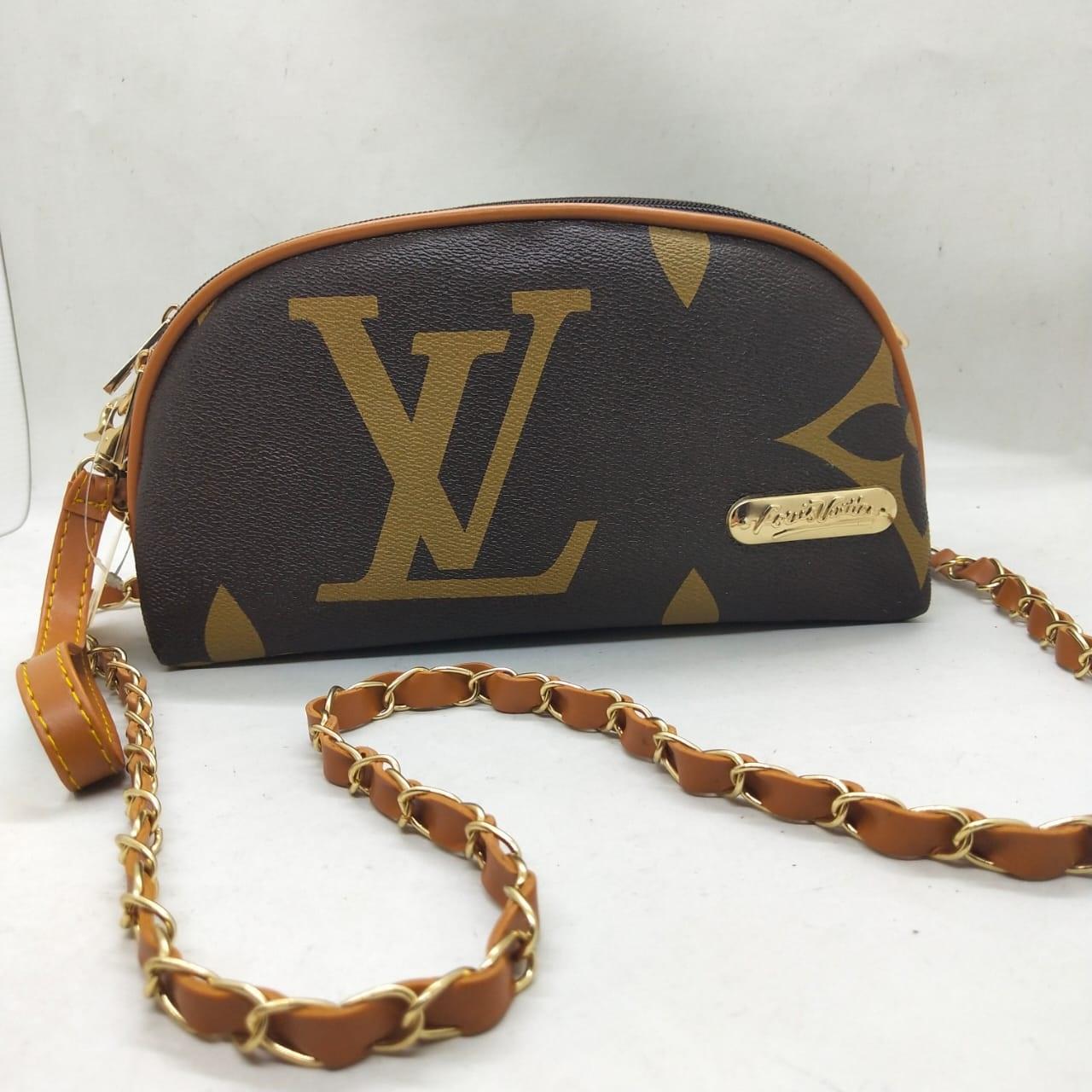 Dompet Selempang Lv Kerang Tali Rantai Dompet Murah Tas Pesta Dompet Selempang