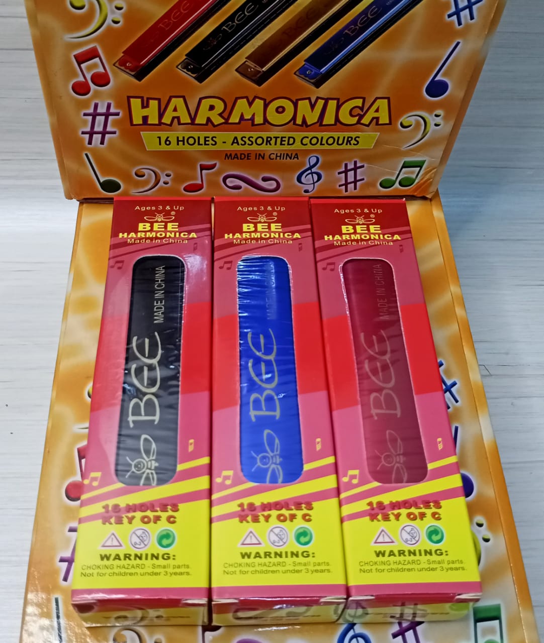 Harmonica 16 Holes Key Of C Alat Musik Harmonika Bee 16 Hole Kunci C