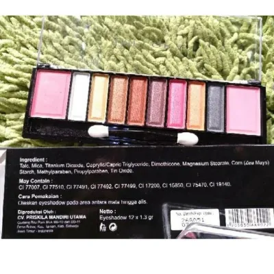 IMPLORA Eyeshadow Palette + Blush On 12 Colour (7602)