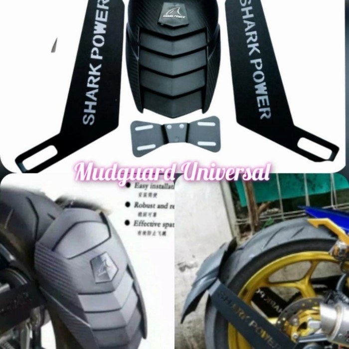 mud guard motor universal tebeng lumpur seebor ban belakang Lazada Indonesia