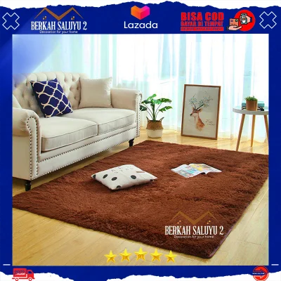 Karpet Bulu Rasfur Polos 200x150x3.5cm / Karpet Bulu Empuk / Karpet premium/ Kasur Lantai / surpet jumbo big besar / karpet bulu tebal / keseluruhan 3.5cm + bulu rasfur