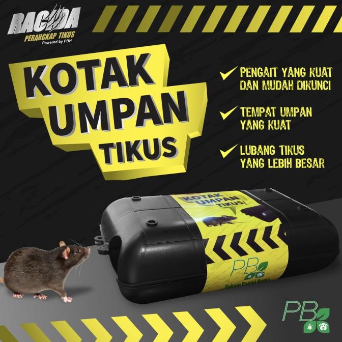 PROMO Racida Rat Box Ratbox Kotak Umpan Tikus Perangkap Tikus